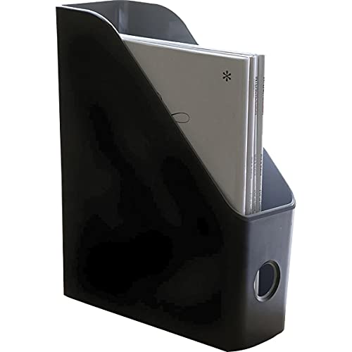 Advantus Fusion revista Archivo Documento Holder, color Black/Gray