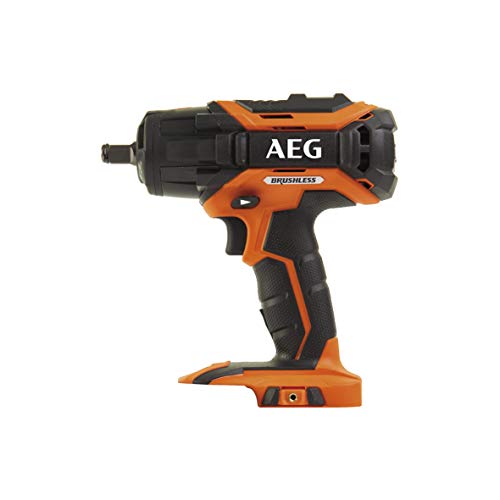 AEG BSS18C12ZBL-0 - Atornillador de percusión con batería (18 V, diseño compacto, 196 mm de longitud, iluminación LED, sin batería)