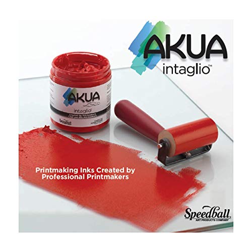 Akua Intaglio tinta 8 Oz Rojo Escarlata