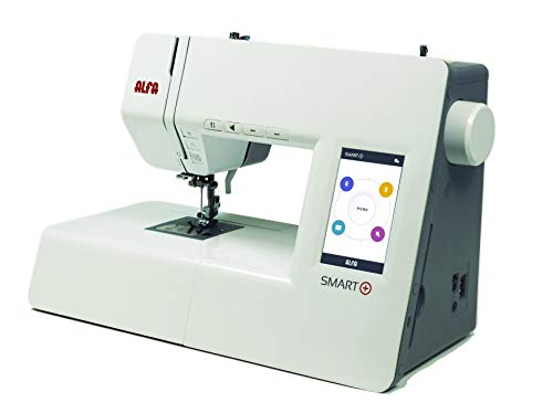 Alfa Smart Plus-Máquina de Coser electrónica, Blanco, 100 puntadas