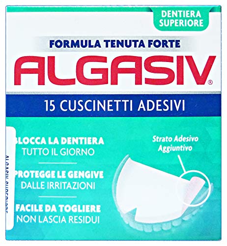 ALGASIV Rodamientos ??pegatinas Superior Para dentaduras postizas 15 Piezas