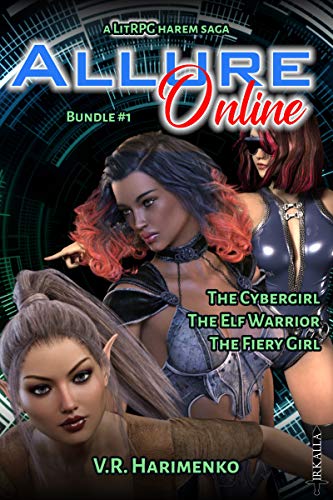 Allure Online, pack #1: a LitRPG Harem Saga (English Edition)