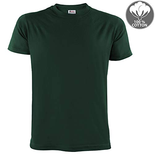 ALPIDEX T-Shirt Camiseta para Hombre un Juego de 5 con Cuello Redondo - Unicolor Tallas S M L XL XXL 3XL 4XL - Earth, Tamaño XXL