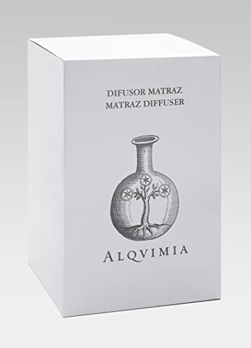 ALQVIMIA Difusor Matraz, Blanco, Floral