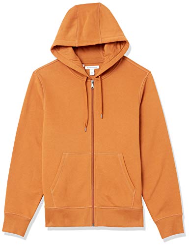 Amazon Essentials Full-Zip Hooded Fleece Sweatshirt Sudadera con Capucha, Nuez Moscada, XL