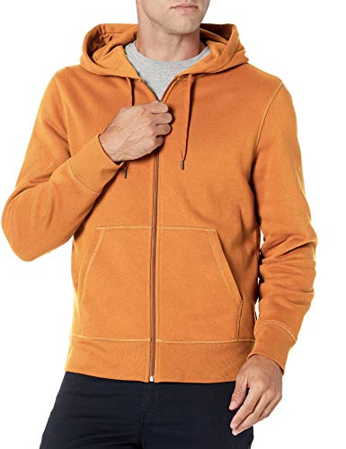 Amazon Essentials Full-Zip Hooded Fleece Sweatshirt Sudadera con Capucha, Nuez Moscada, XXL