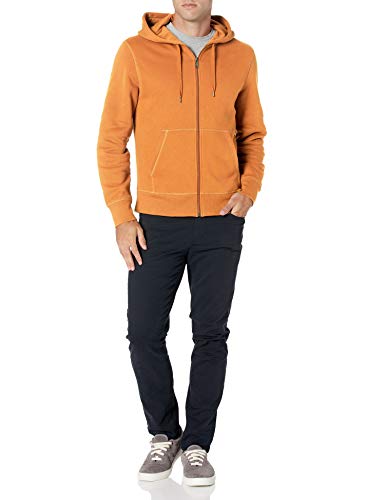 Amazon Essentials Full-Zip Hooded Fleece Sweatshirt Sudadera con Capucha, Nuez Moscada, XXL