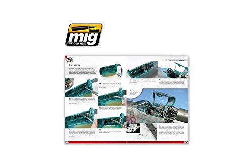 AMMO MIG-6050 - Enciclopedia de técnicas de Modelado de avión, Color inglés, Multicolor