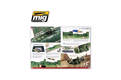 AMMO MIG-6050 - Enciclopedia de técnicas de Modelado de avión, Color inglés, Multicolor