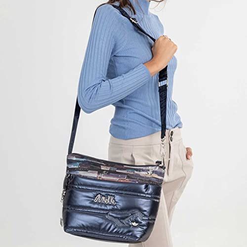 Anekke | Bandolera acolchada Nature Ocean | Accesorios y Complementos para Mujer | Bolso Amplio