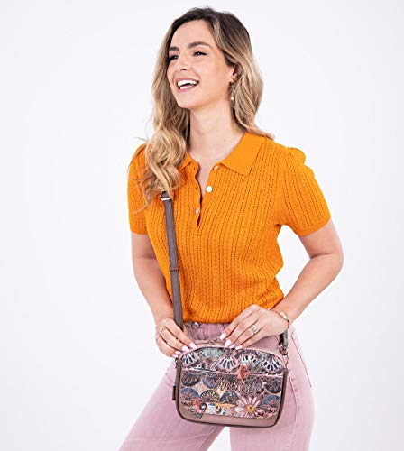 Anekke | Bolso bandolera cremallera con solapa Ixchel | Para Mujeres | Moderno, Casual y a la Moda