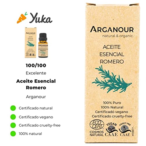 Arganour. Aceite Esencial De Romero 15 Ml. 1500 g