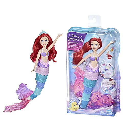 Ariel Magia Multicolor de Disney Princess, muñeca Que Cambia de Color