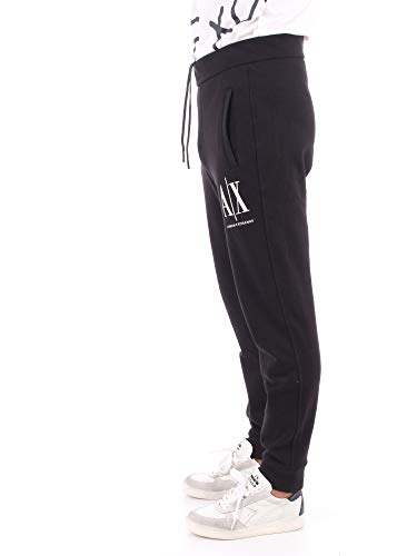 Armani Exchange Icon Tracksuit Bottom Pantalones de Deporte, Negro (Black 1200), 50 (Talla del Fabricante: Medium) para Hombre