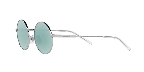 Arnette Zayn Collection An3083 Drophead-Cabeza de Goteo, Gafas Unisex Adulto, Espejo en Color Verde Azulado Cepillado/Azul Celeste