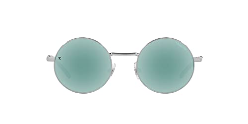 Arnette Zayn Collection An3083 Drophead-Cabeza de Goteo, Gafas Unisex Adulto, Espejo en Color Verde Azulado Cepillado/Azul Celeste