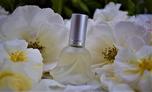 Aroma Essence, Perfume romántico enriquecido con aceite de rosa blanca y flores blancas, 12 ml