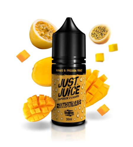 Aroma MANGO PASSION FRUIT Just Juice 30ml - Concentrado - Para mezclar y hacer líquidos de cigarrillos electrónicos Vaper Mod Rda Rdta Rta