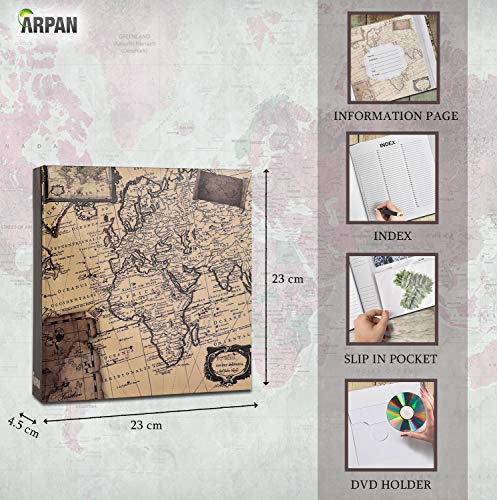 ARPAN Álbum de fotos de 10 x 15 cm (mapa antiguo)