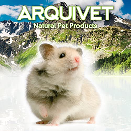 ARQUIVET Heno multifloral para roedores y pequeños mamiferos - 500 gr - Hierba para roedores - Complemento alimenticio roedores - Conejos, cobayas, Hamsters, Ardillas