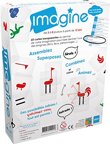 Asmodee- Imagine, Multicolor (CGIMAG02)