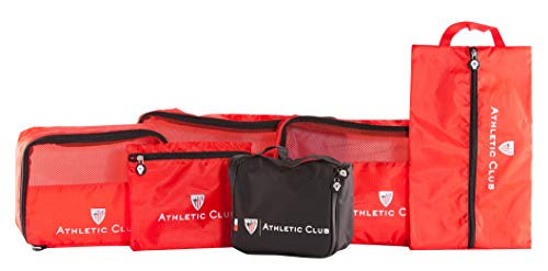 ATHLETIC CLUB BILBAO Pack Organizador 5 Piezas y Neceser Viaje AB