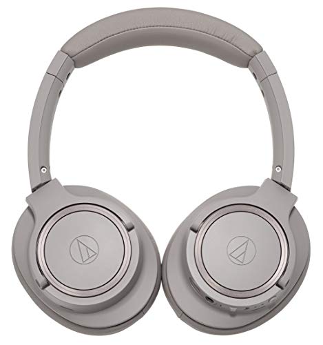 Audio-Technica ATH-SR50BT - Auriculares de Diadema inalámbricos, Color Gris