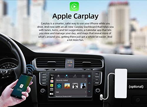 Autoradio Android 9.0 Estéreo Compatible con Golf/Skoda/Seat/Polo GPS - 2 DIN | Cámara Trasera&Canbus Gratis| 9 Pulgada - Soporte Dab Mandos de Volante USB 4G WiFi Bluetooth MirrorLink Google Carplay