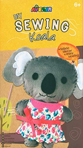 Avenir Costura DIY Sewing Koala para niños, Set Creativo a Partir de 6 años, Color (01376)