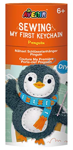 Avenir Pingüino Set de Costura niños, Multicolor (AVE10021)