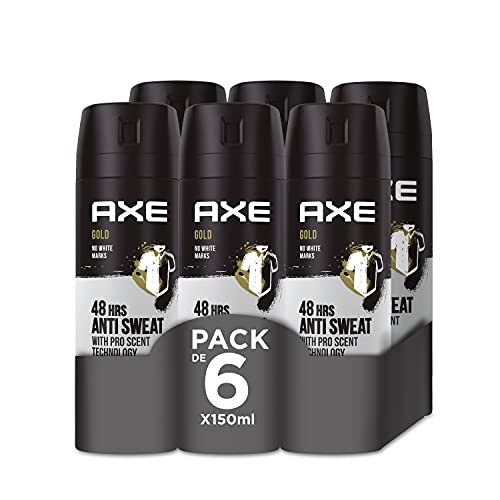 Axe Gold Rock Desodorante - 150 ml - Pack de 6