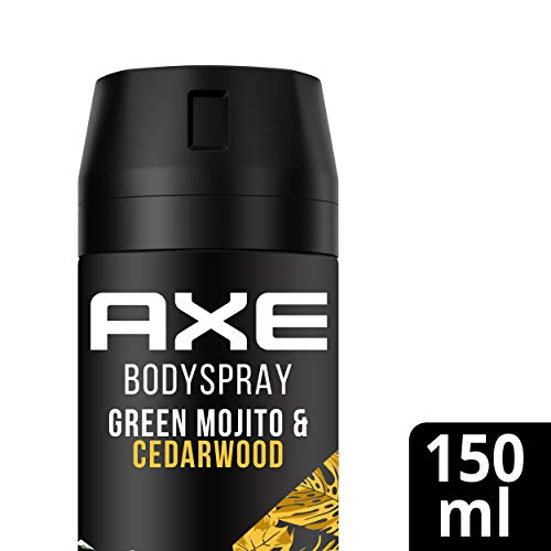 Axe Wild Desodorante - en Aerosol (Mojito Y Madera) 150 ml - Pack de 6