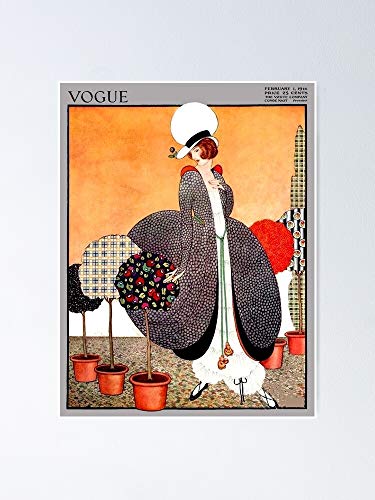 AZSTEEL Vogue Vintage 1914 Revista Publicidad Impresión Póster