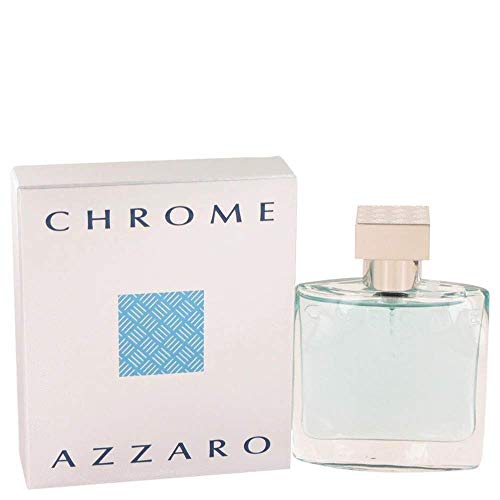 Azzaro Chrome, Agua de Colonia en Vaporizador Spray para Hombre, Fragancia Cítrica Fresca, 100 ml