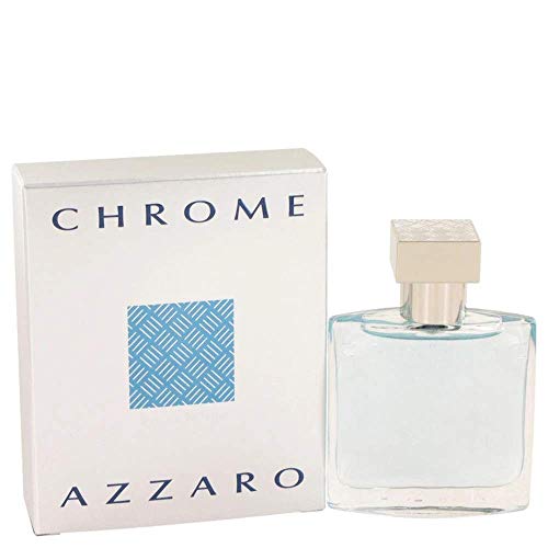 Azzaro Chrome, Agua de Colonia en Vaporizador Spray para Hombre, Fragancia Cítrica Fresca, 100 ml