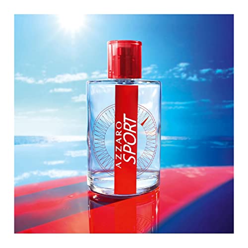 Azzaro Sport pour homme, Eau de Toilette de hombre de Azzaro, Fragancia Fresca Aromática, 100 ml vaporizador