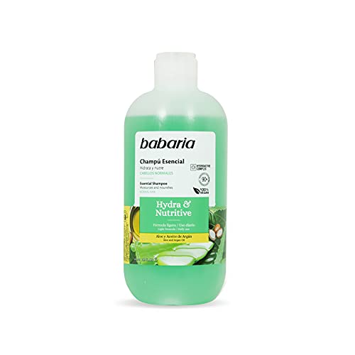 Babaria, Champú Hidratante Esencial, Blanco, Fresco, 50 Mililitro