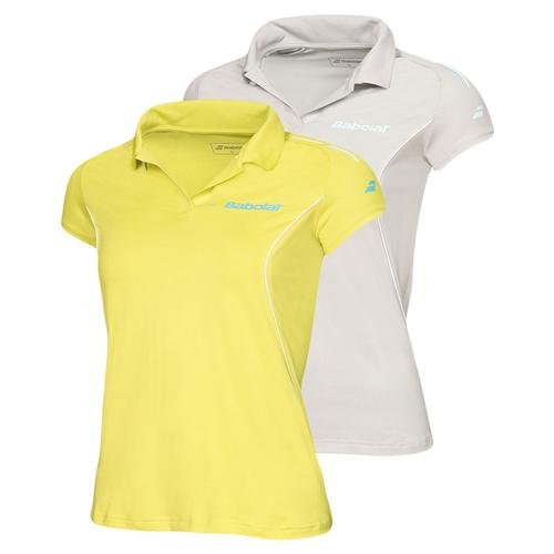 Babolat Mujer Oberbekleidung Match Core Polo, Mujer, Match Core Polo Women, Amarillo