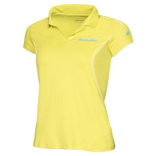 Babolat Mujer Oberbekleidung Match Core Polo, Mujer, Match Core Polo Women, Amarillo