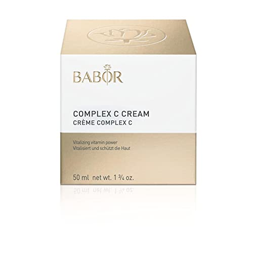 BABOR CLASSICS Complex C Cream, Crema facial rica en vitaminas para pieles cansadas y debilitadas, Refuerza la barrera cutánea, Sin alcohol, 1 x 50 ml