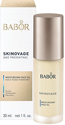 Babor SKINOVAGE Moisturizing Face Oil Aceite de tratamiento facial para pieles secas y carentes de lípidos, combate la piel áspera y escamosa, en formato de 30 ml