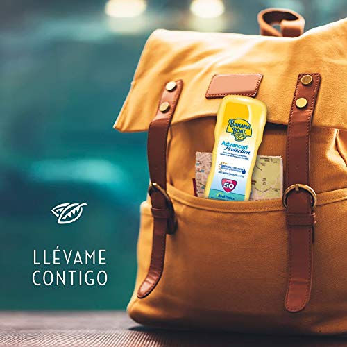 Banana Boat Advanced Protection - Loción Solar con protección indice SPF 50, fórmula Avotriplex, Antiarena y resistente al agua, Adulto, 180 ml