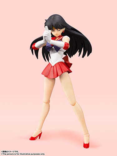 Bandai S.H. Figuarts Sailor Moon Sailor Mars Animation Color Edition 14 cm Action Figure