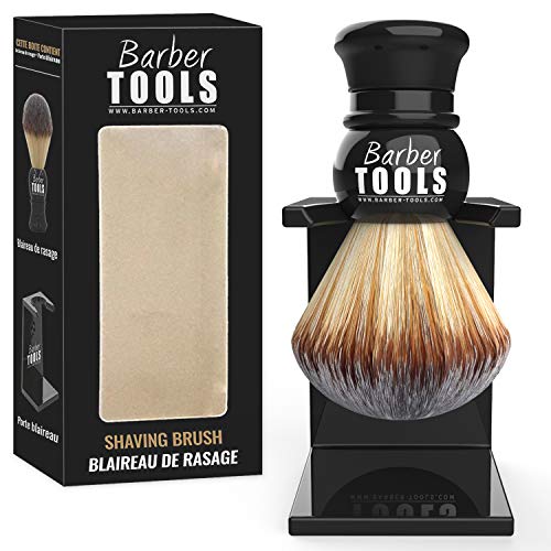 ✮ BARBER TOOLS ✮ Kit de afeitado | Brocha de afeitar + jabón de afeitar 150ml