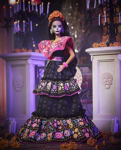 Barbie Signature Día de Muertos, muñeca de colección de juguete (Mattel GXL27)