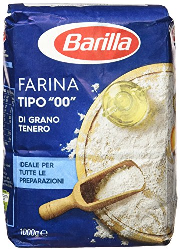 Barilla 10x Farina Tipo 00 Grano tenero Harina de Trigo Blando 1Kg