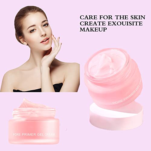 Base de Maquillaje Mate, Invisible Shrink Pores Face Primer, Crema de Maquillaje, Matte Pore Invisible Face Primer,Base Face Primer Under Foundation, Maquillaje Hidratante y Control de Aceite