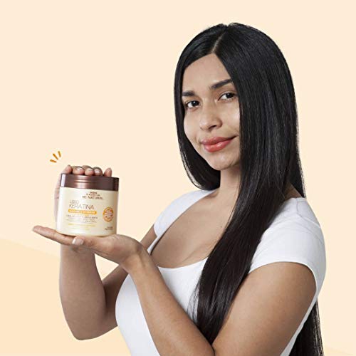 Be Natural Mascarilla Intensiva Placenta Life Lisso Keratina, 350 Gr