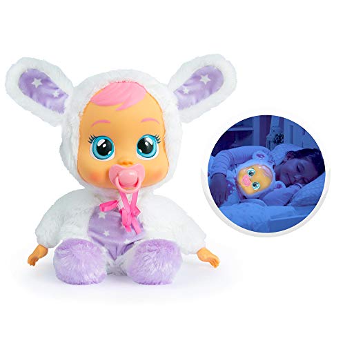 BEBÉS LLORONES Buenas Noches Coney | Muñeca con Luz nocturna y Melodías para jugar y relajar antes de Dormir - Juguete y Regalo para niñas y niños +18 Meses