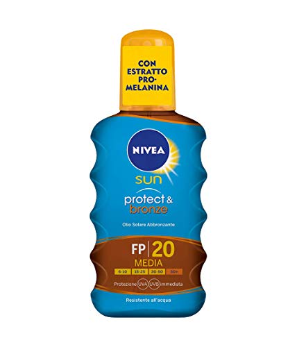 Beiersdorf - Sun protect & bronze sun tan activating protecting oil spf 20 spray 200 ml by nivea